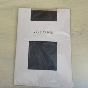 Lace thigh high sheer stockings-Black